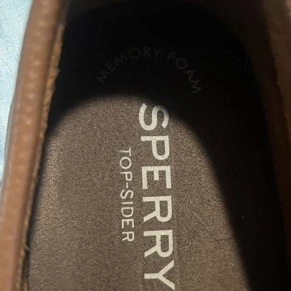 Sperry Brown Moccasin-Style Leather Loafers - Picture 3 of 6